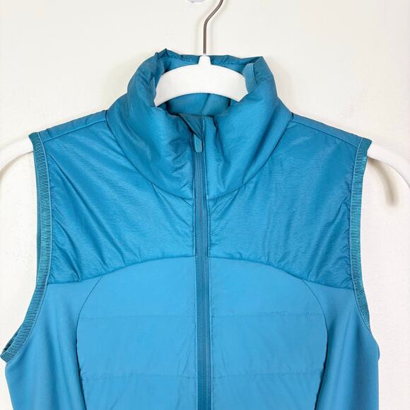 Lululemon Water Resistant Reflective Goose Down Down for It All Vest in Oceanic - Picture 3 of 11